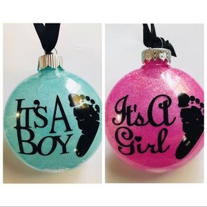 its a boy ornament